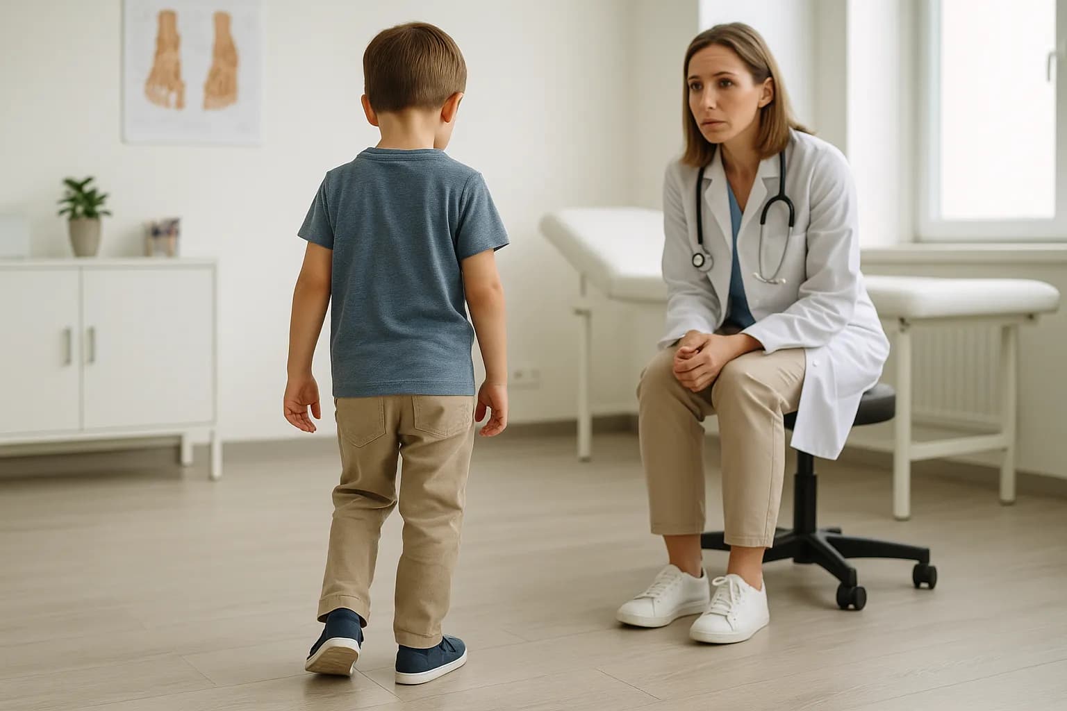 Mi hijo mete los pies hacia dentro al caminar: ¿debo preocuparme?