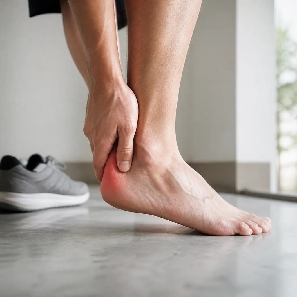 Bursitis retrocalcánea: causas del dolor entre el talón y el tendón de Aquiles