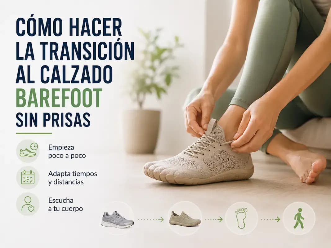 Cómo hacer la transición al calzado barefoot sin prisas