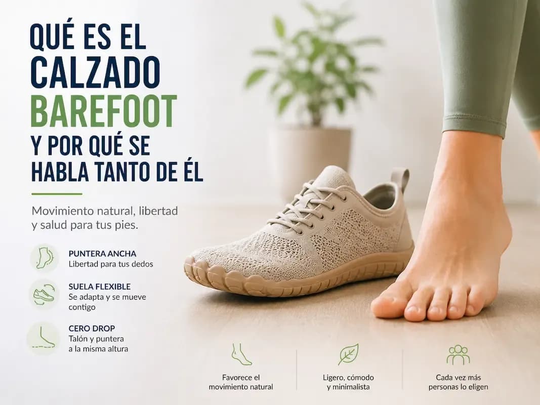 Qué es el calzado barefoot y por qué se habla tanto de él