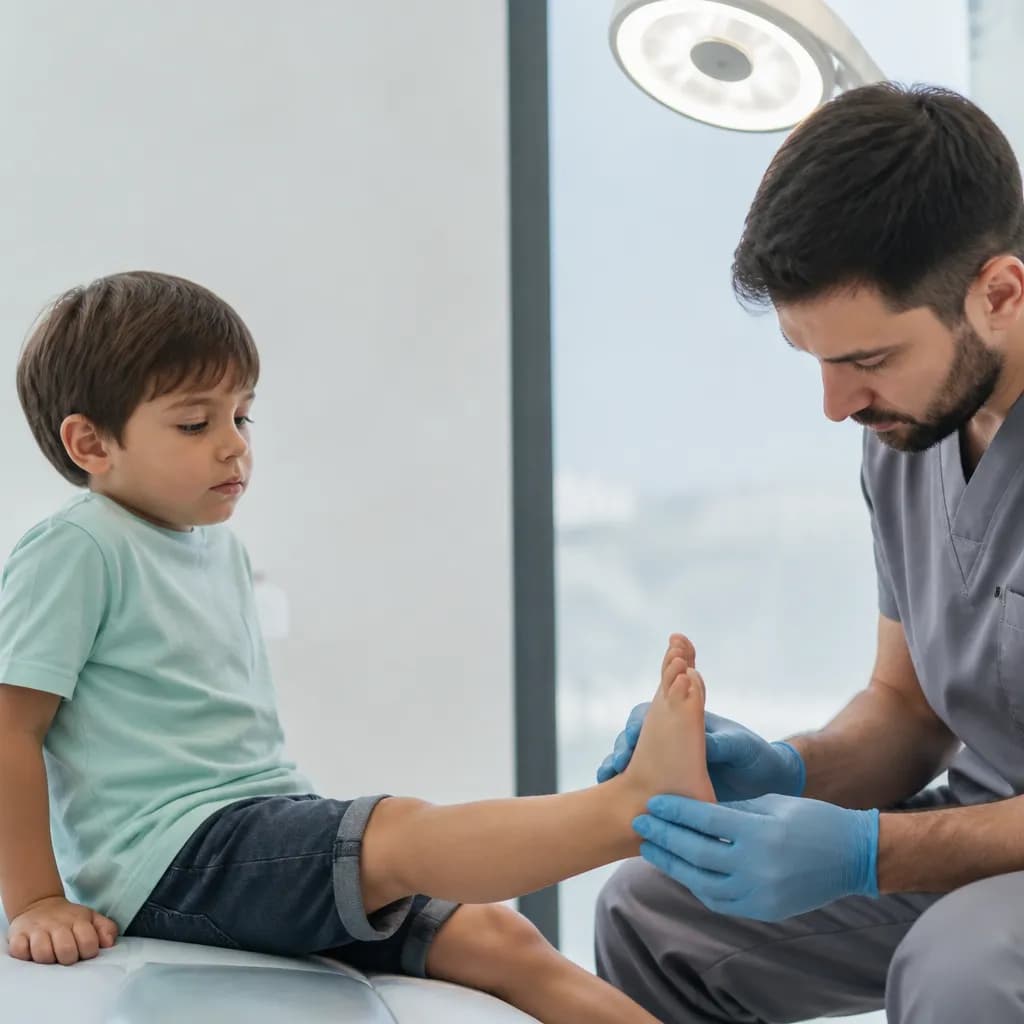 Papiloma plantar en niños: detección y cuidados